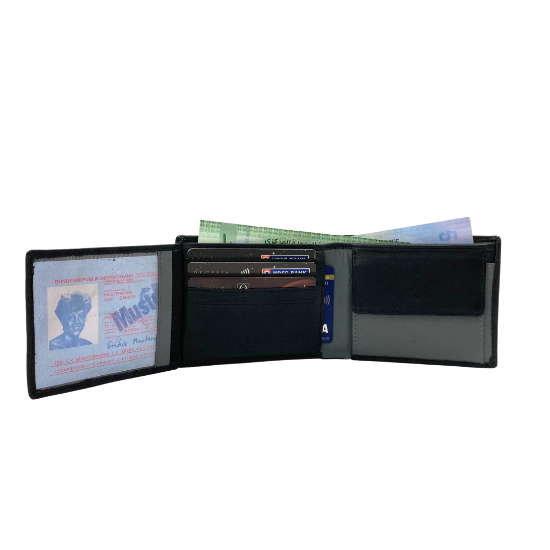 Shield Collection Bi-Fold RFID Wallet # 4022C