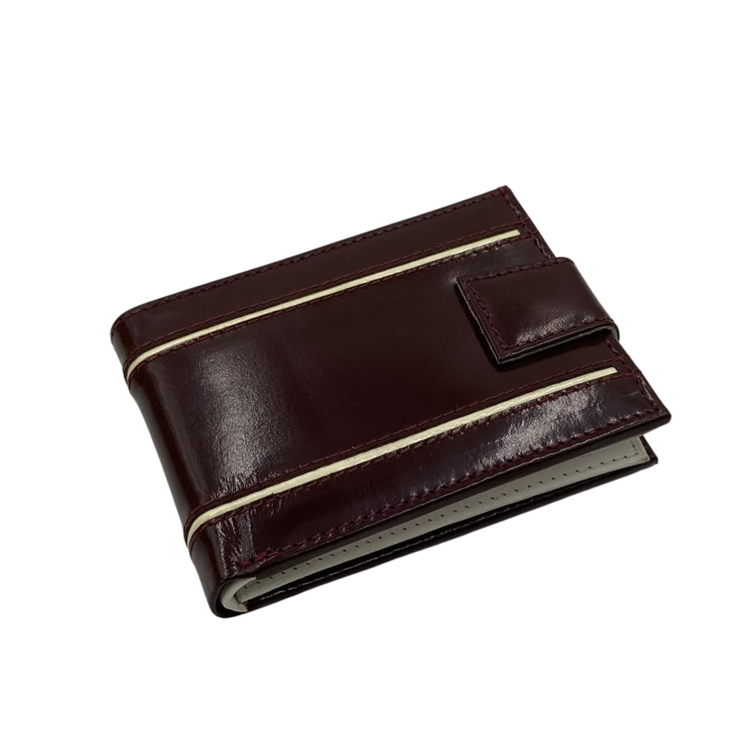 Classic Men's Waterproof Bifold Leather Wallet with Flip ID Window #1729 L (D.L.)