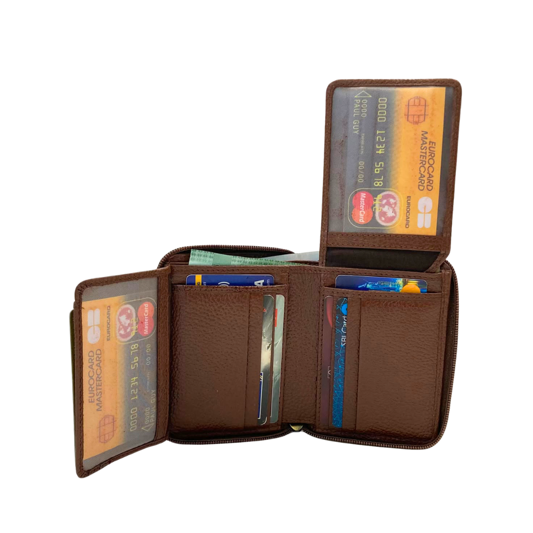 Pebble Texture 8 Card Billfold Wallet # 4101Z