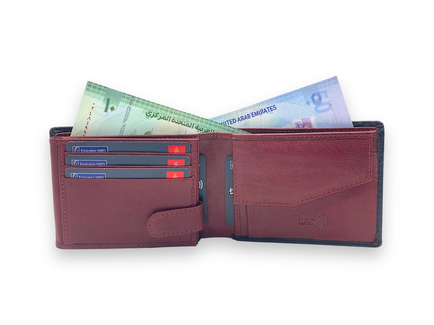 VIP - RFID Maximum Card & Coin Billfold Wallet, Men's Wallet # 1013CP