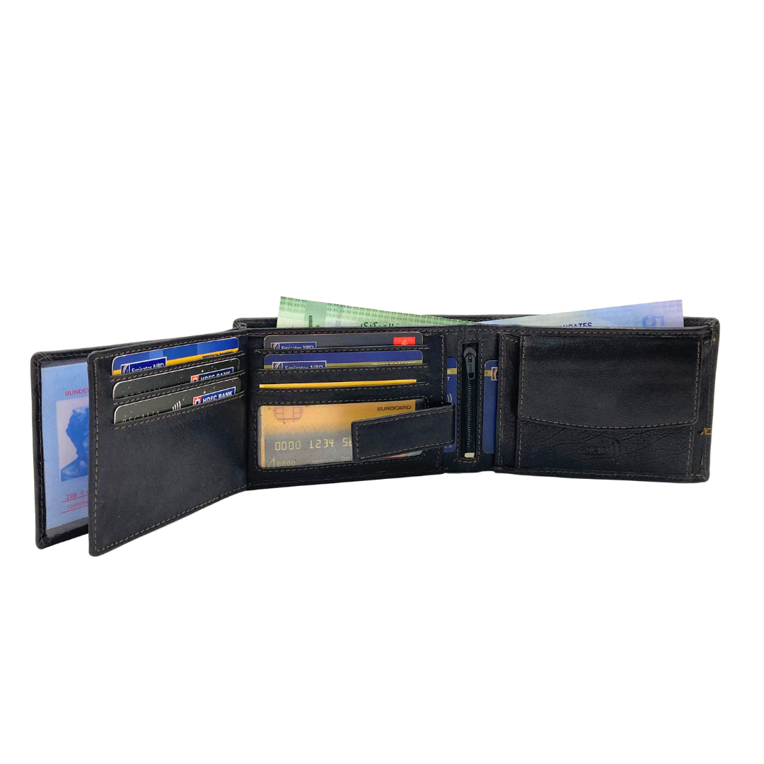 Shield Collection Bi-Fold RFID Wallet # 1644B