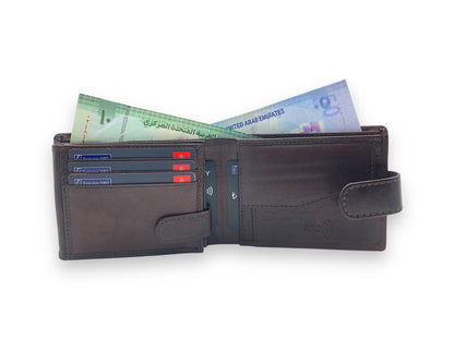 VIP - RFID Multiple Card & Coin, Men's Bifold Wallet, Inside Zip # 1013CPL