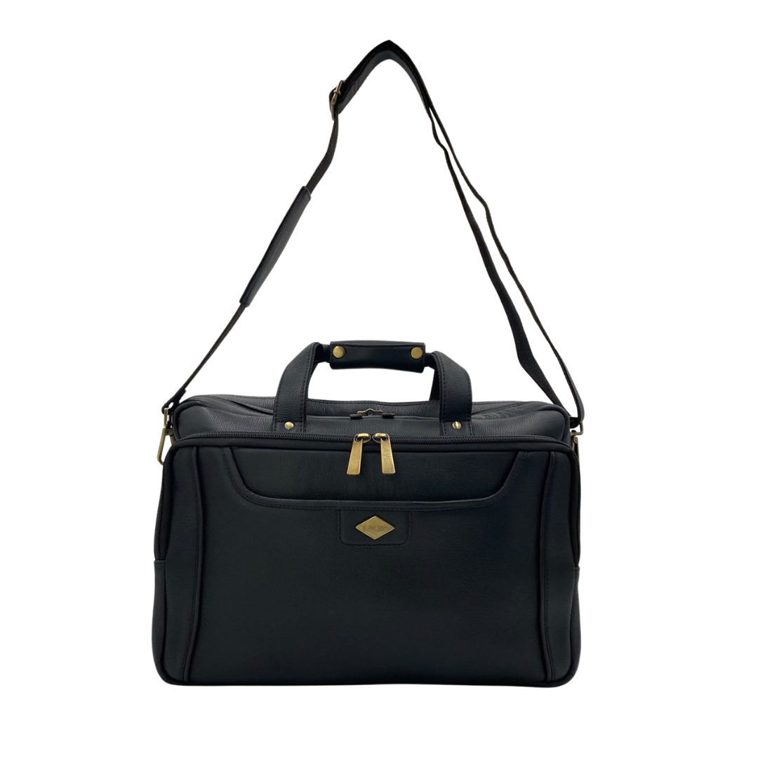 Expandable Leather Laptop Organiser Premium  # 2818
