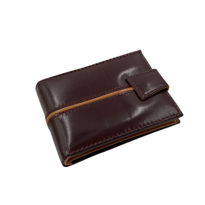 Classic Men's Waterproof Bifold Leather Wallet with Flip ID Window #1729 L (C.L.)