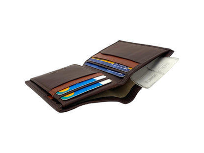 Small Bifold Cards Wallet # RFID 4017 ELASTIC