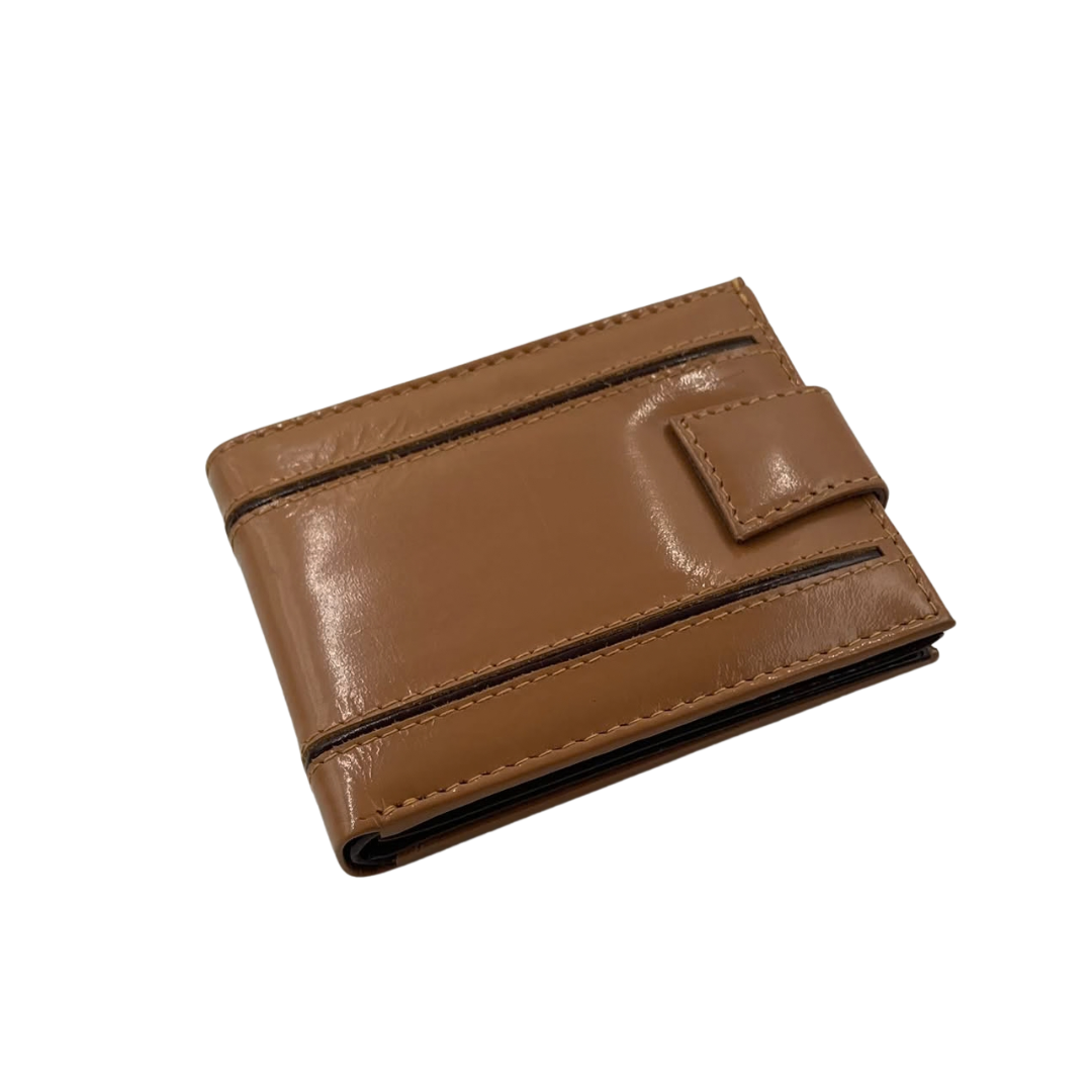 Classic Men's Waterproof Bifold Leather Wallet with Flip ID Window #1729 L (D.L.)
