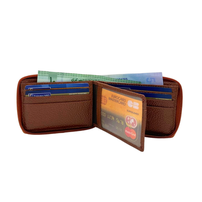 Pebble Texture 8 Card Billfold Wallet # 1020Z