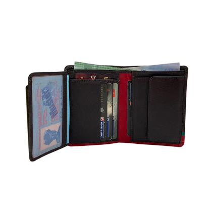 Standing Mens Collection Bi-Fold Wallet # 4101