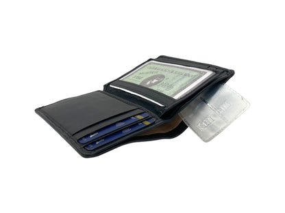 Small Bifold Cards Wallet # RFID 4018 Elastic