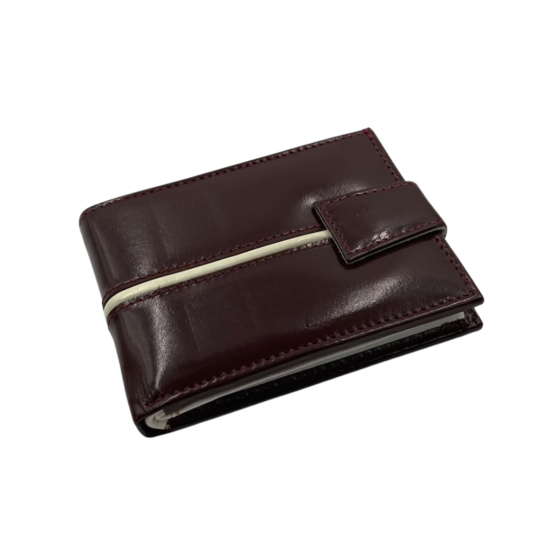 Classic Men's Waterproof Bifold Leather Wallet with Flip ID Window #1728L (C.L.)