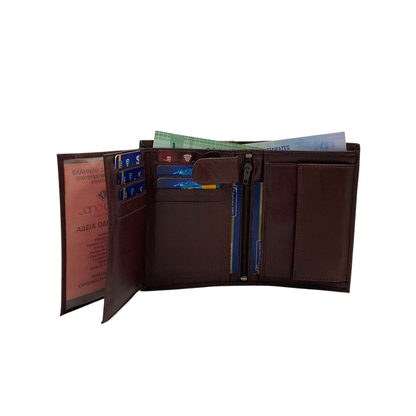 Standing Mens Collection Bi-Fold Wallet # JD-1788A
