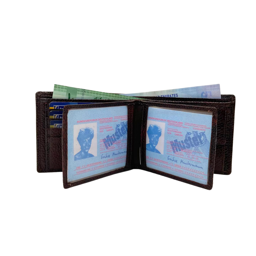 Pebble Texture 8 Card Billfold Wallet # 983C