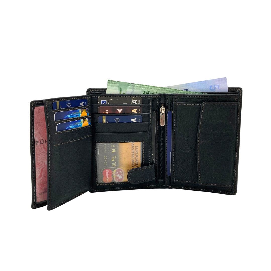 Shield Collection Bi-Fold RFID Wallet # 4253C