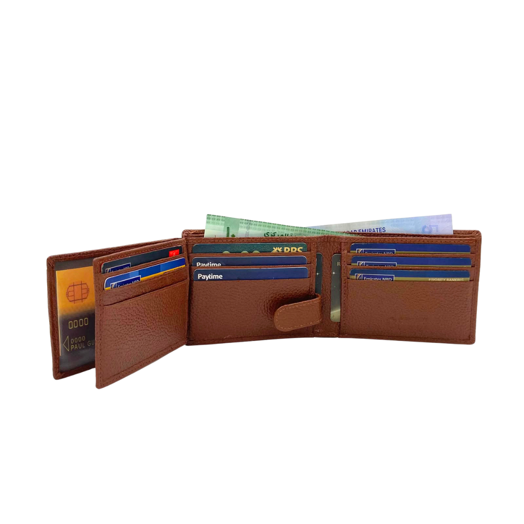 Pebble Texture 8 Card Billfold Wallet # 1426