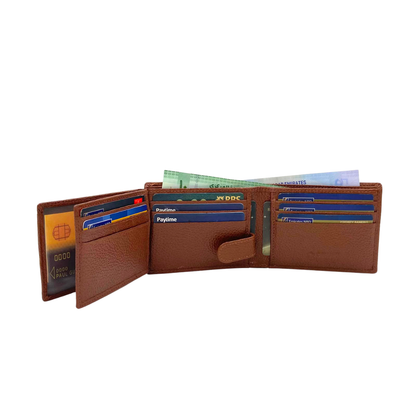Pebble Texture 8 Card Billfold Wallet # 1426