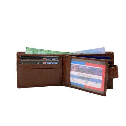 Pebble Texture 8 Card Billfold Wallet # 1074L