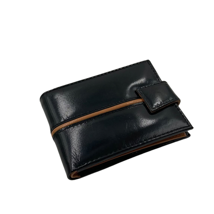 Classic Men's Waterproof Bifold Leather Wallet with Flip ID Window #1729 L (C.L.)