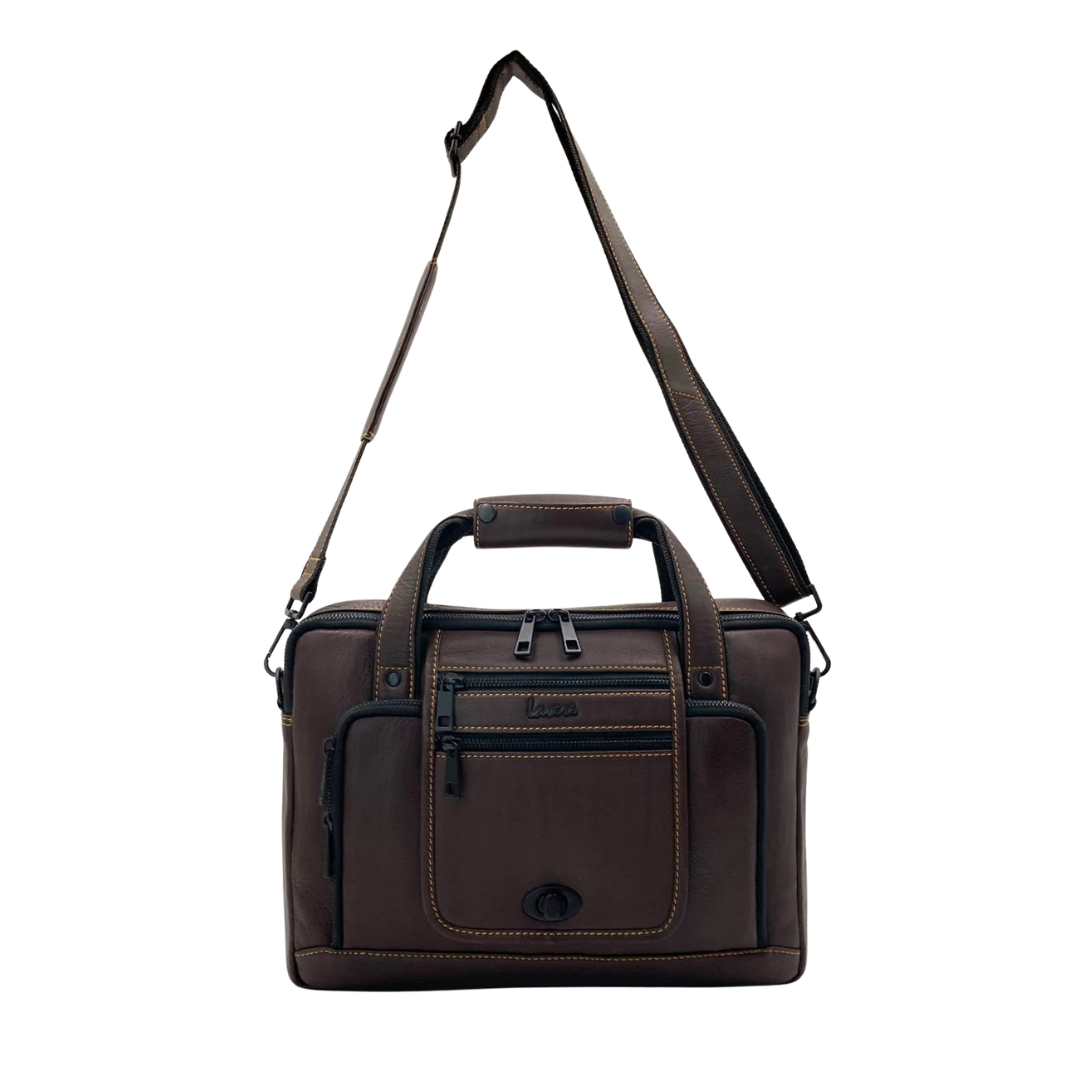 Expandable Leather Laptop Organiser Premium  # 2870