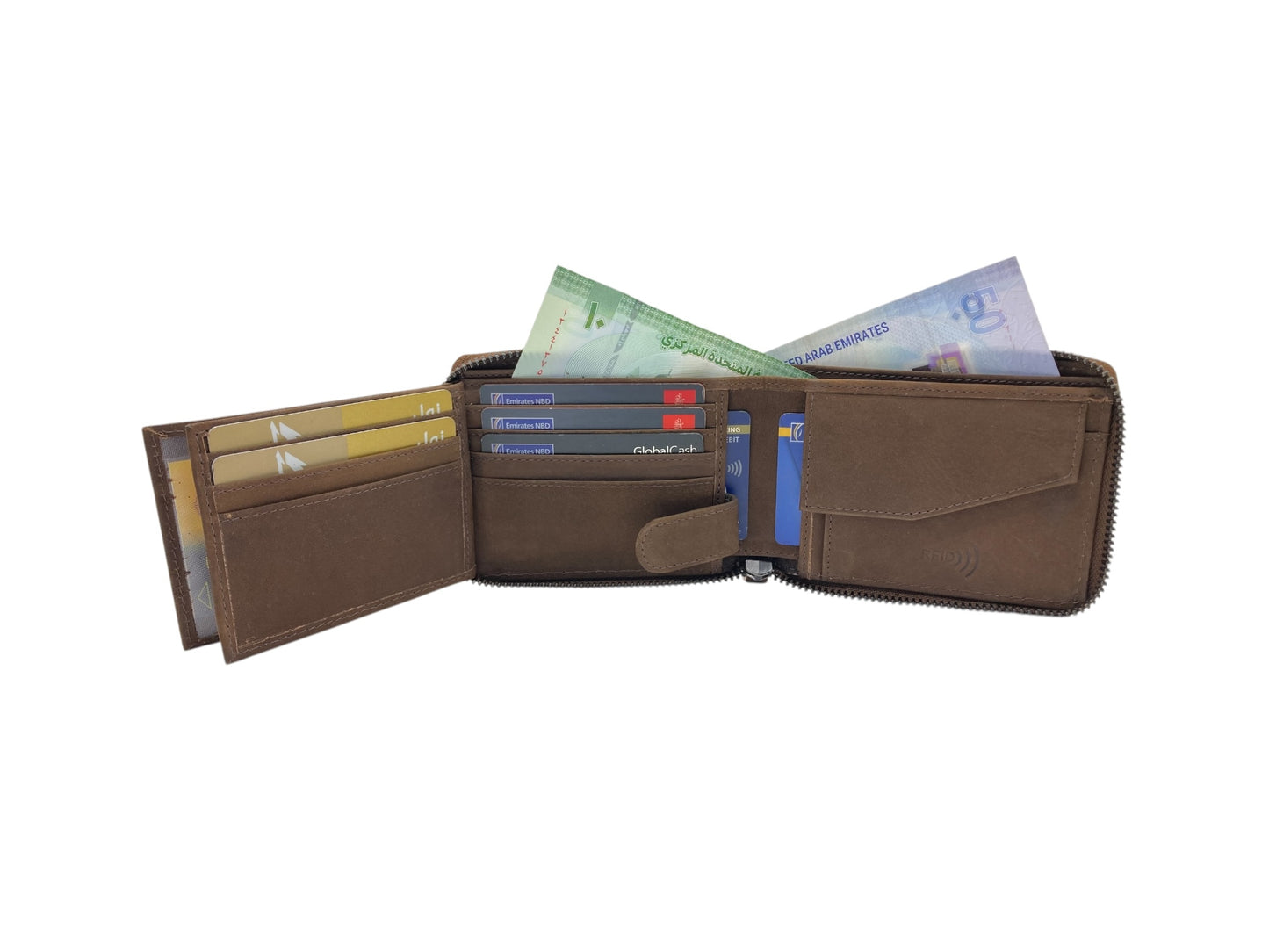 VIP Vintage Men's Fullzip Wallet # RFID 1013CZ