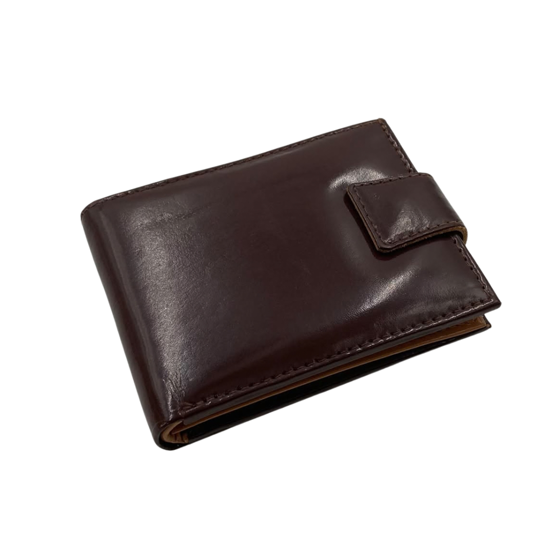 Classic Men's Waterproof Bifold Leather Wallet with Flip ID Window #1729 L