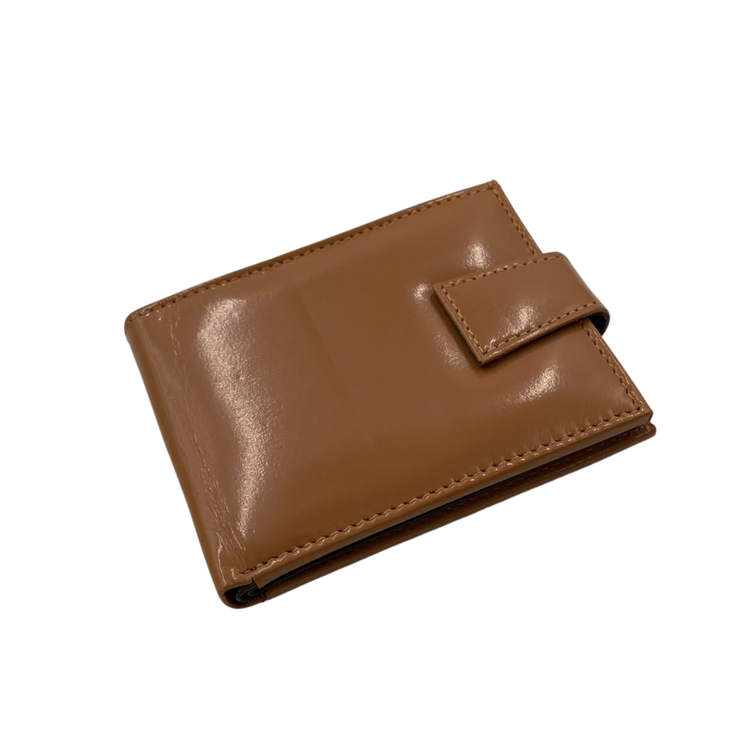 Classic Men's Waterproof Bifold Leather Wallet with Flip ID Window #1728L