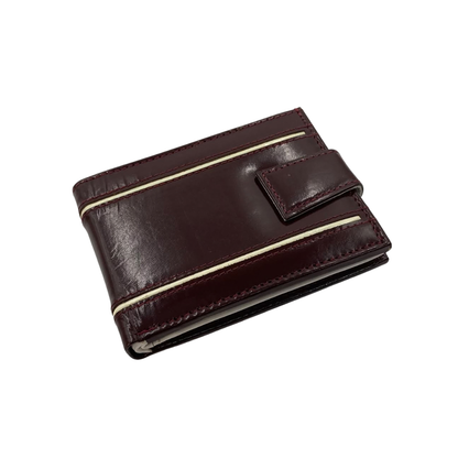 Classic Men's Waterproof Bifold Leather Wallet with Flip ID Window #1728L (D.L.)