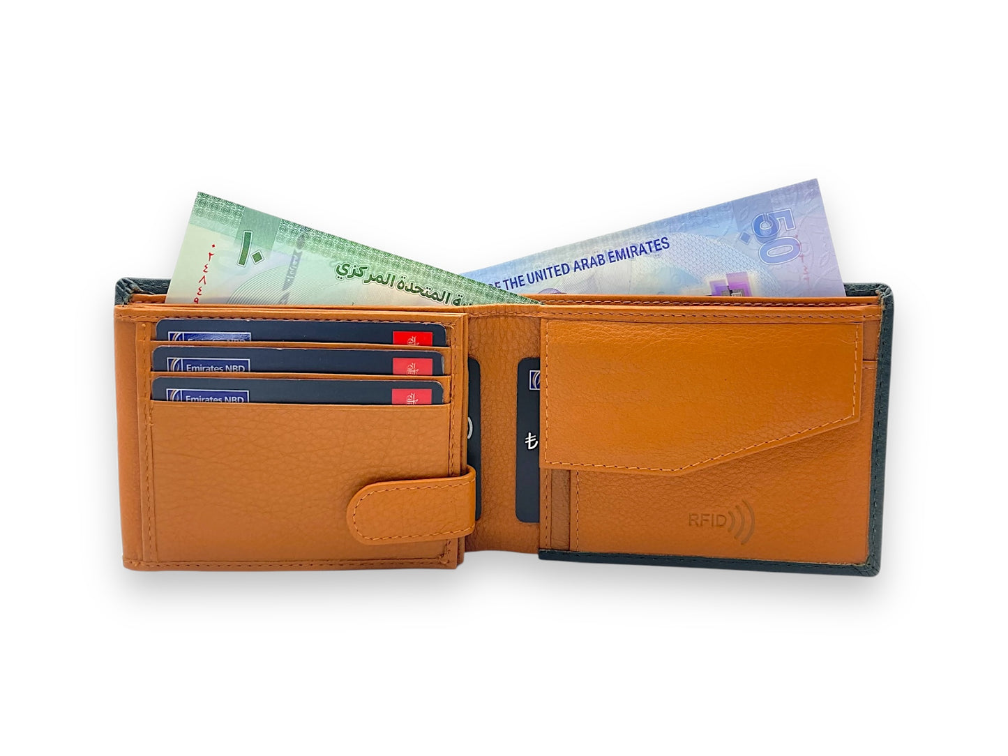 VIP - RFID Maximum Card & Coin Billfold Wallet, Men's Wallet # 1013CP