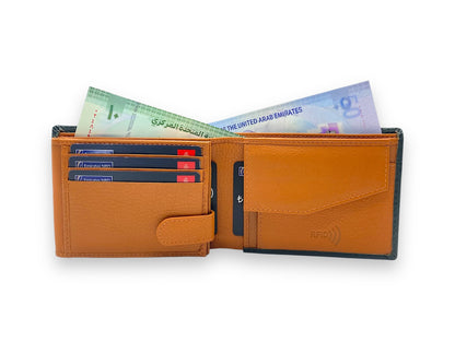 VIP - RFID Maximum Card & Coin Billfold Wallet, Men's Wallet # 1013CP