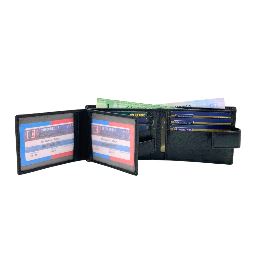 Pebble Texture 8 Card Billfold Wallet # 1426L
