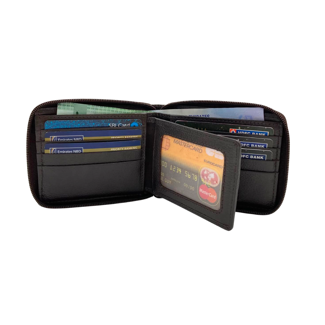 Pebble Texture 8 Card Billfold Wallet # 4094NZ.2