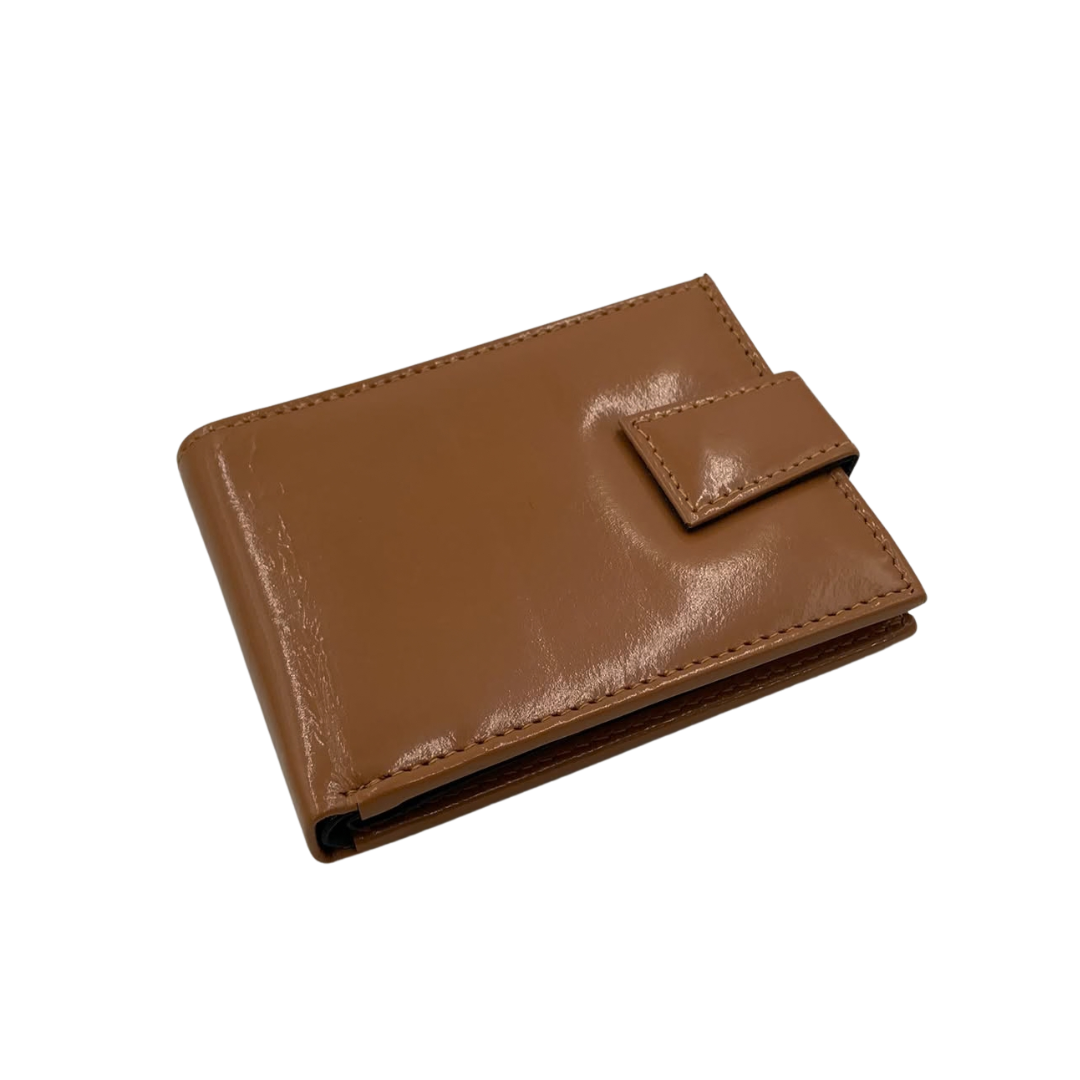 Classic Men's Waterproof Bifold Leather Wallet with Flip ID Window #1728L