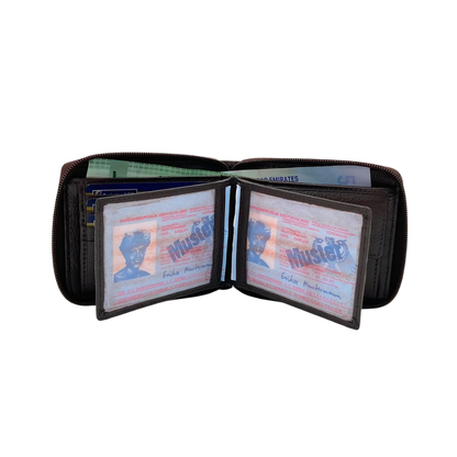 Pebble Texture 8 Card Billfold Wallet # 983CZ