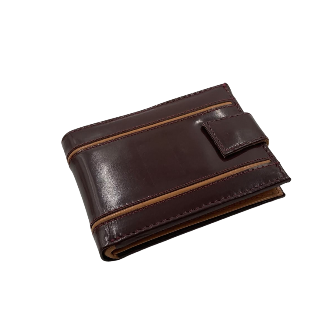 Classic Men's Waterproof Bifold Leather Wallet with Flip ID Window #1729 L (D.L.)