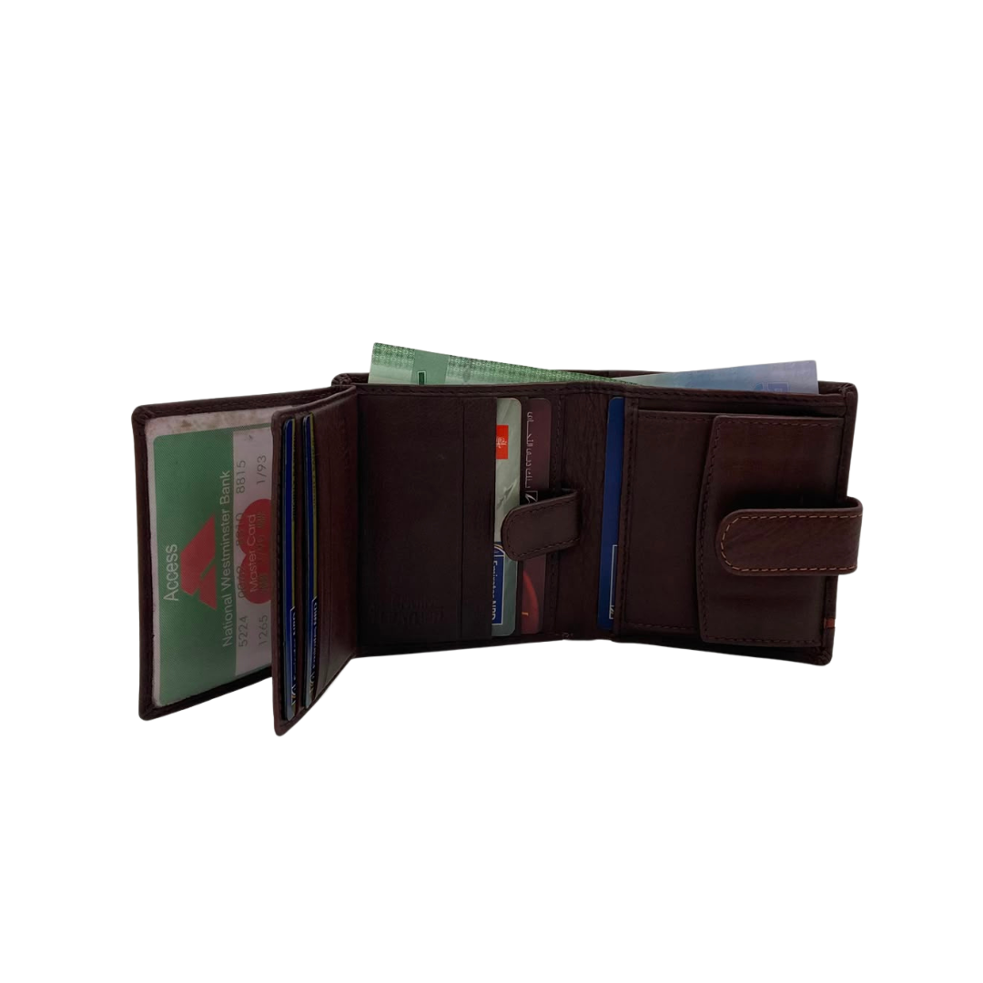 Standing Mens Collection Bi-Fold Wallet # 664CL