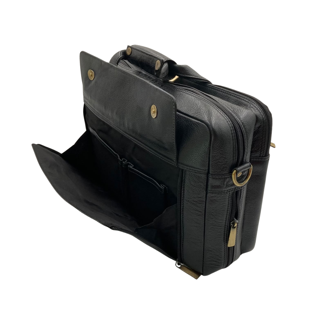 Expandable Leather Laptop Organiser Premium  # 2819