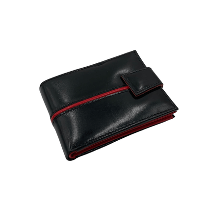 Classic Men's Waterproof Bifold Leather Wallet with Flip ID Window #1729 L (C.L.)