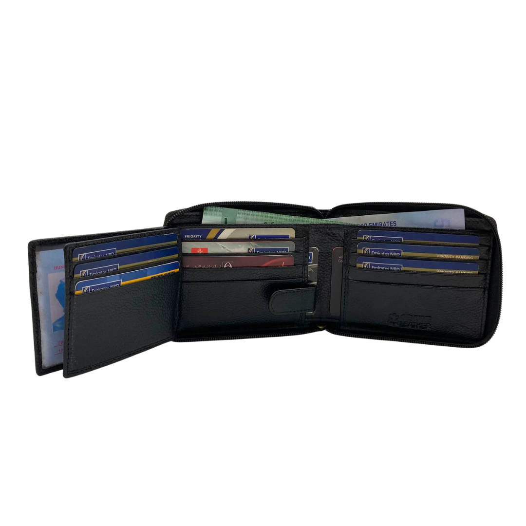 Pebble Texture 8 Card Billfold Wallet # 1013Z