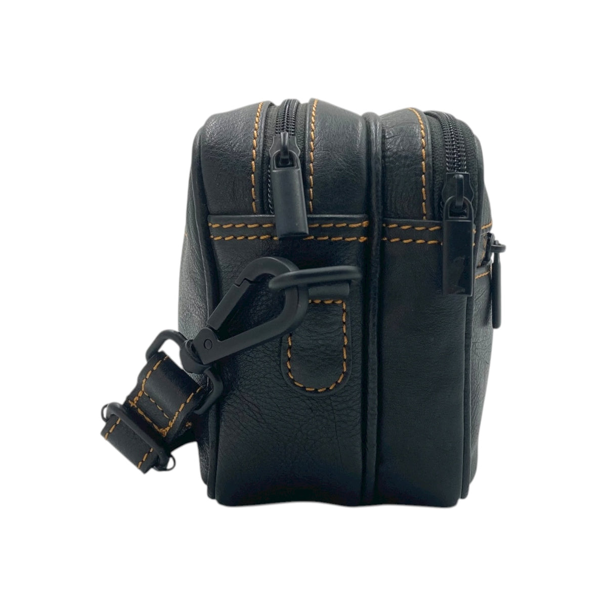 Hand Pouch, Wash Bag, Toiletry, Genuine Leather # 2295H