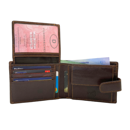 Shield Collection Bi-Fold RFID Wallet # 4562CL