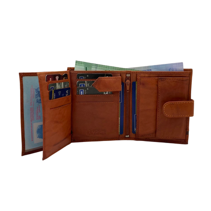 Standing Mens Collection Bi-Fold Wallet # 621CL