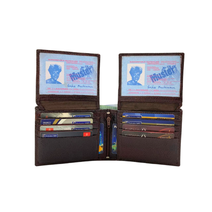 Pebble Texture 8 Card Billfold Wallet # 1244NL
