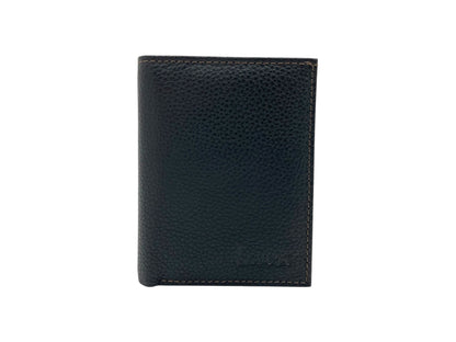 Slim Bifold Inside Button Card & Cash Wallet # RFID 1977BL