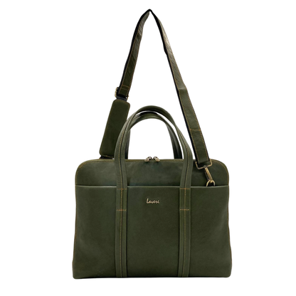 Expandable Leather Laptop Organiser Premium  # 2920