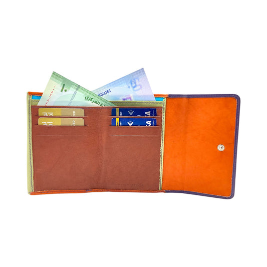 Women's Multi-Color Leather Wallet  # 549