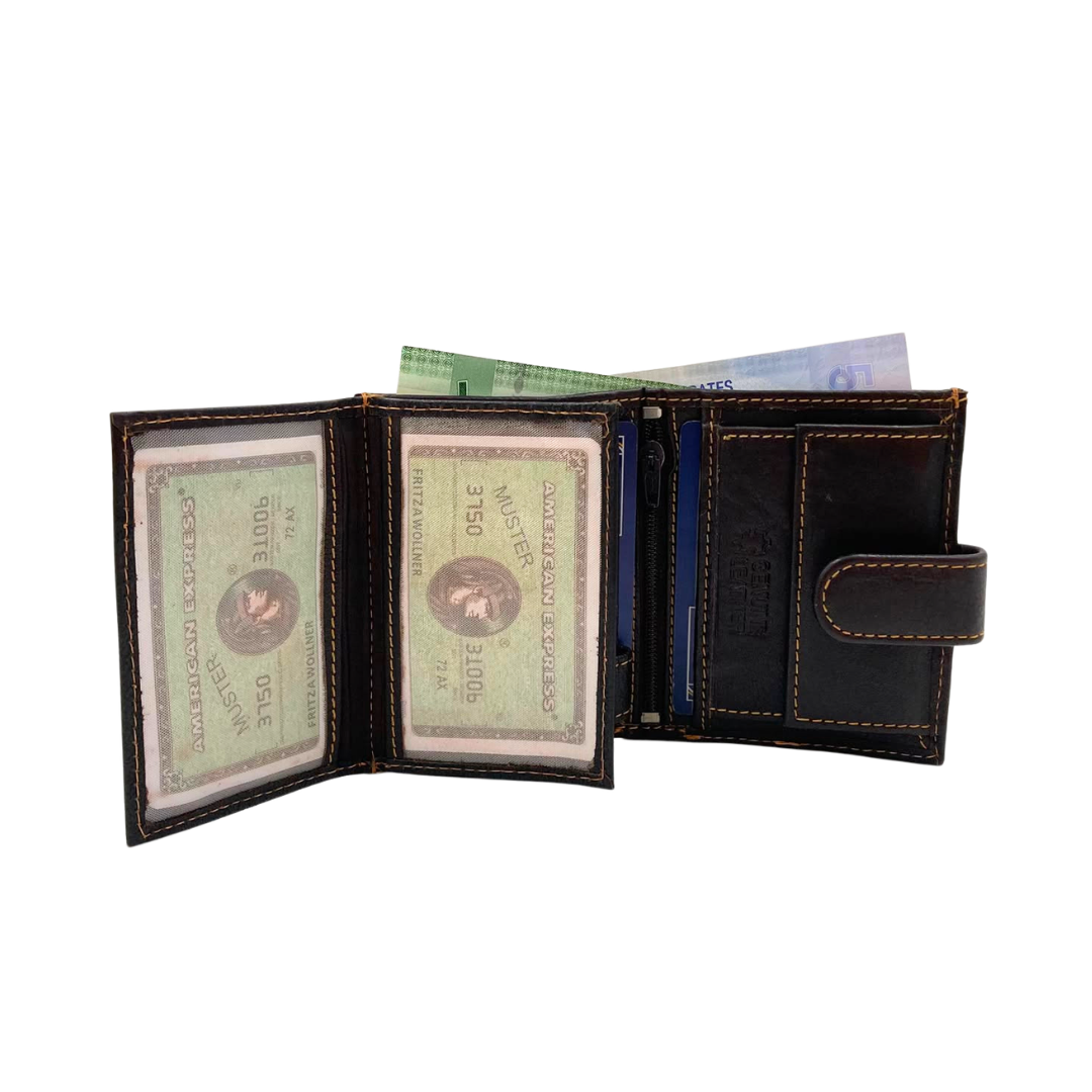 Standing Mens Collection Bi-Fold Wallet # 1229L