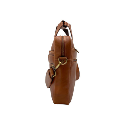 Italian Leather Laptop Bag # 2816