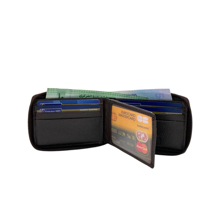 Pebble Texture 8 Card Billfold Wallet # 1020Z