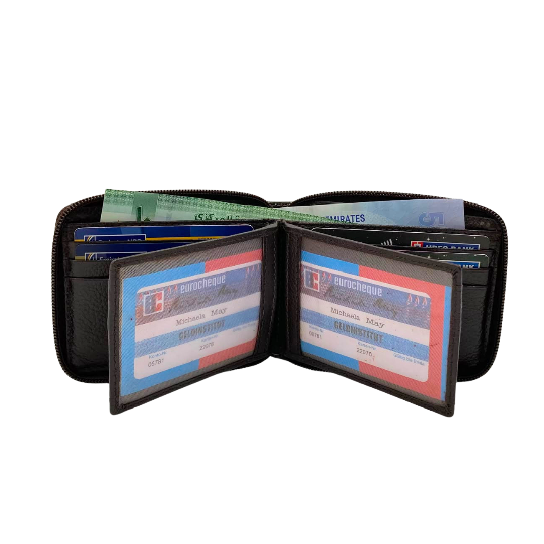 Pebble Texture 8 Card Billfold Wallet # 892Z