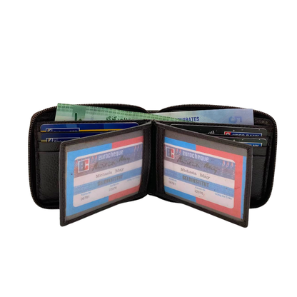 Pebble Texture 8 Card Billfold Wallet # 892Z