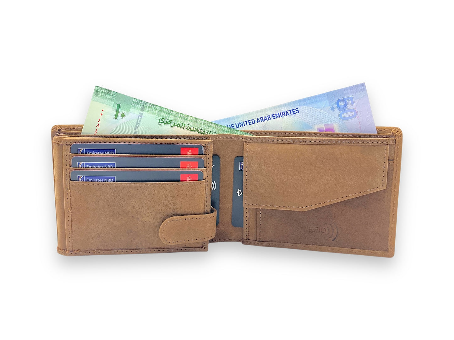 VIP - RFID Maximum Card & Coin Billfold Wallet, Men's Wallet # 1013CP